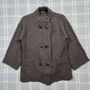 Vintage Bruno Manetti Wool Casmere Button Down Jacket Italy Size 42 US 8